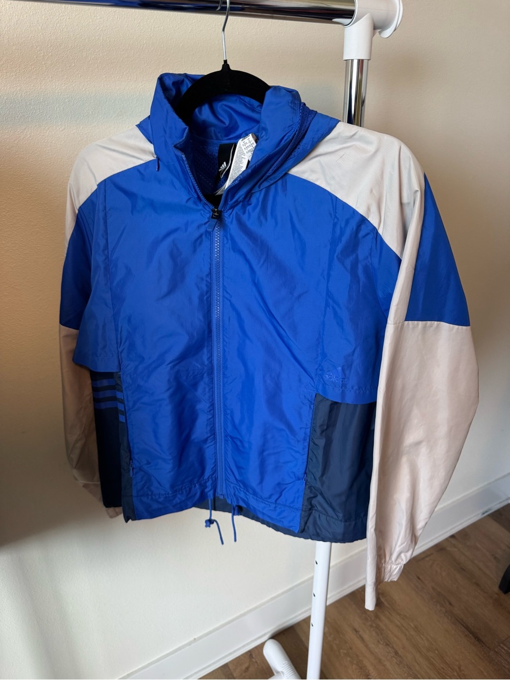 Womens Adidas ID Woven Jacket Hirblu Size XL